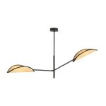 Emibig Ceiling Light Vene Steel Black | Suitable for 2x E14 - Max 10W