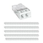 Multipack 100x Wago 2273-202 Spring Clamp Compact | 2 Wire Connection - Push Wire