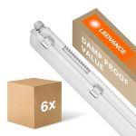 Multipack 6x Ledvance LED Waterproof Batten Damp Proof Value 50W 6000lm - 840 Cool White | 150cm 
