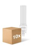 Multipack 10x Noxion Lucent PL-C LED 3.6W - 830 Warm White | 2-Pin - Replaces 10W
