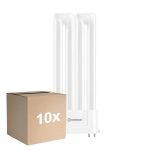 Multipack 10x Ledvance DULUX-F LED 12W - 840 Cool White | 4-Pin - Replaces 24W