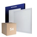 Multipack 5x Noxion LED Panel Ecowhite V4.0 28W 3400lm - 840 Cool White | 62x62cm - UGR <19 - Philips driver