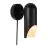 DFTP by Nordlux Rochelle Wall Light Metal Black | 76mm - Suitable for GU10