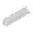Topmet LED Profile CABI12 E slide - 1m - Complete set - Aluminium raw alu.