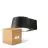 Multipack 4x D'Lite Wall Light Lira Black 7W 600lm 830 Warm White | IP54