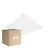 Multipack 4x Ledvance LED Panel Comfort Aluminium White 28W 3640lm - 840 Cool White | 62.5x62.5cm - UGR < 19