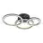 Eglo Ceiling Light Calliera Steel Black, Brass 20W 2500lm - 830 Warm White | Dimmable