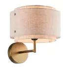 DFTP by Nordlux LED Wall Light Takai Stainless Steel Beige | Suitable for E27