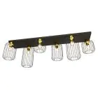 Emibig Ceiling Light Barn Steel Black | Suitable for 6x E27 - Max 15W