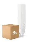 Multipack 9x Philips CorePro PL-C LED 6.9W 770lm - 840 Cool White | 2-Pin - Replaces 18W