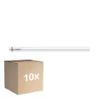 Multipack 10x Philips MASTER LED T8 (EM/Mains) Ultra Output 20W 3700lm - 865 Daylight | 150cm - Replaces 58W